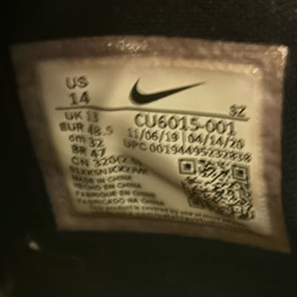 Nike Off-White x Air Rubber Dunk Low Green Strike CU6015-001 Men’s Size 14 - Picture 7 of 7